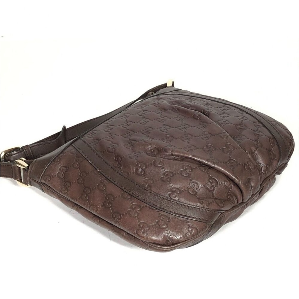 Gucci Brown Monogram Crossbody Bag - Picture 5 of 15